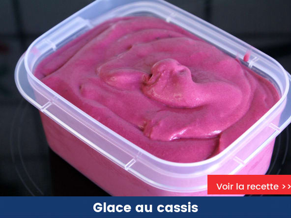 Glace au cassis